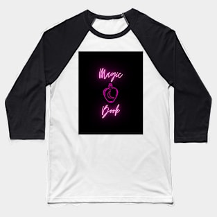 Magic Book neon Baseball T-Shirt